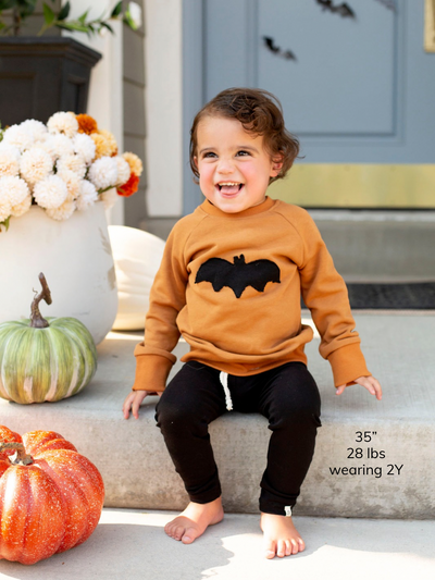 Pumpkin Spice Bat Patch Crewneck