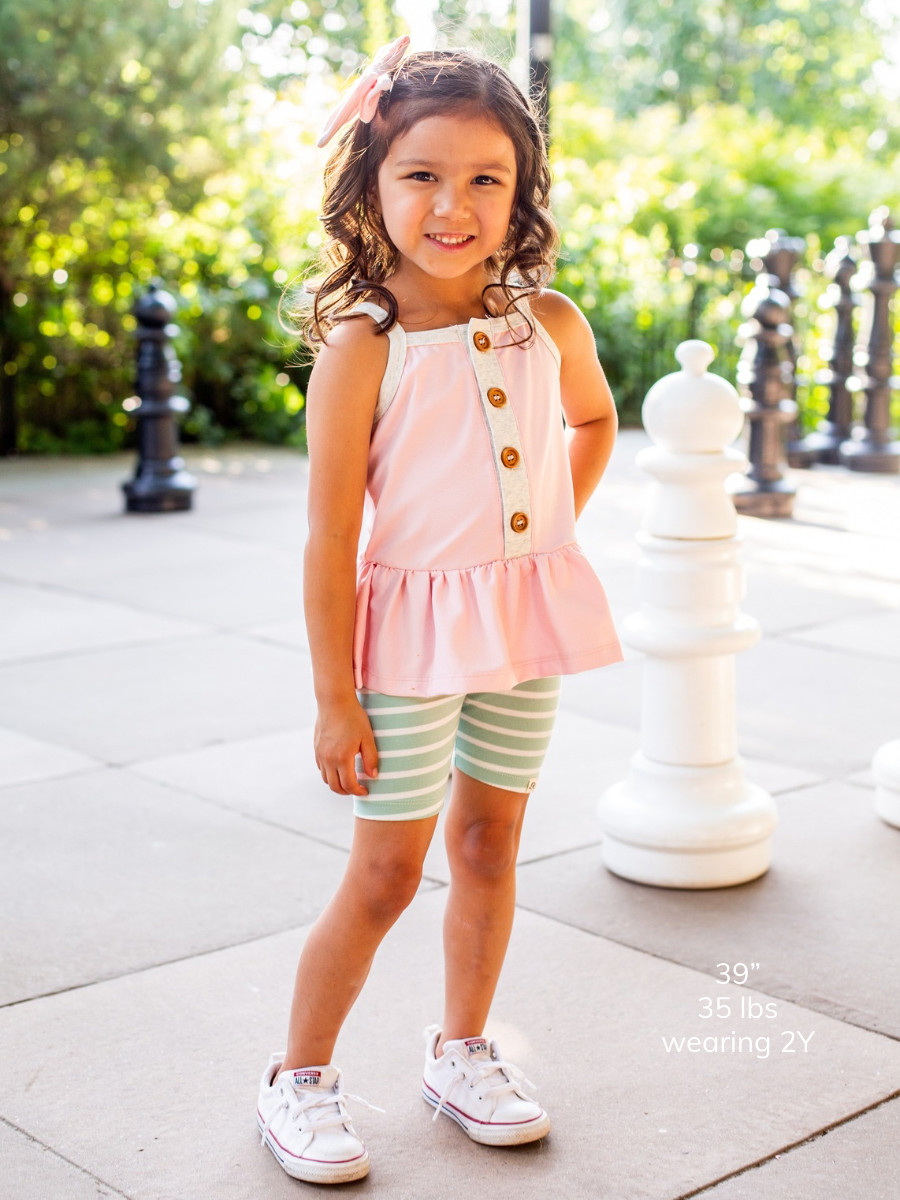 Gumdrop Button Peplum
