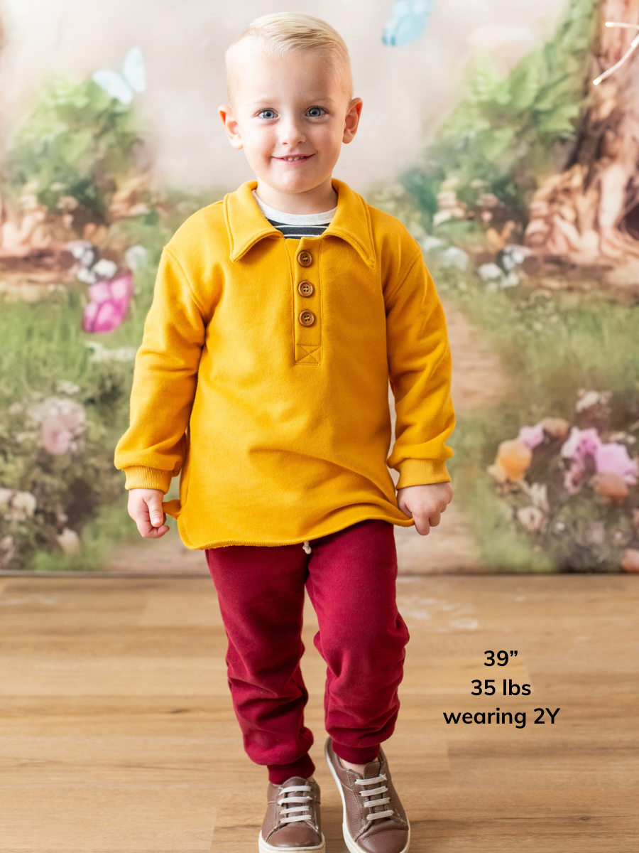 Butterscotch Oversized Collar Shirt