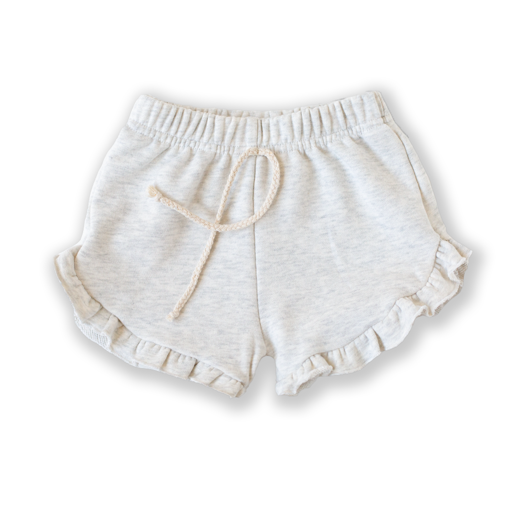 Heathered Cream Puddle Shorts