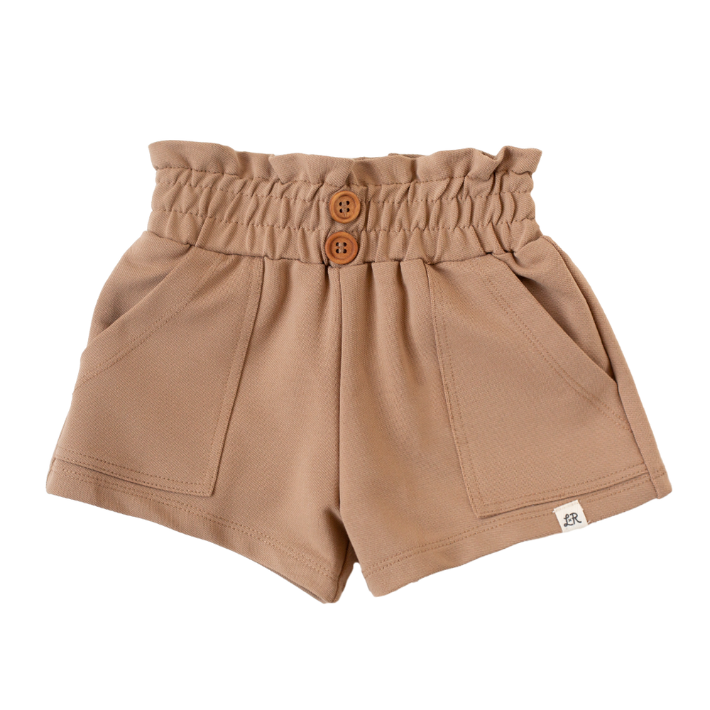 **PREORDER** Saddle Paper Bag Waist Shorts