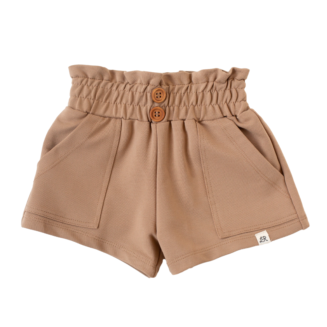 **PREORDER** Saddle Paper Bag Waist Shorts