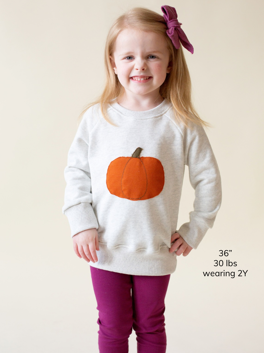 Heathered Cream Pumpkin Patch Crewneck