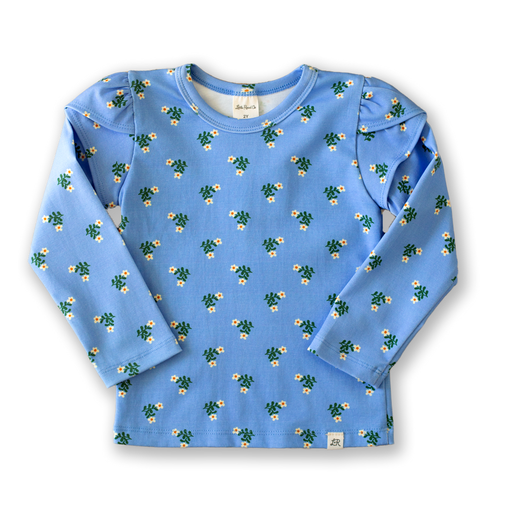 Skipper Flora Long Sleeve Petal Top