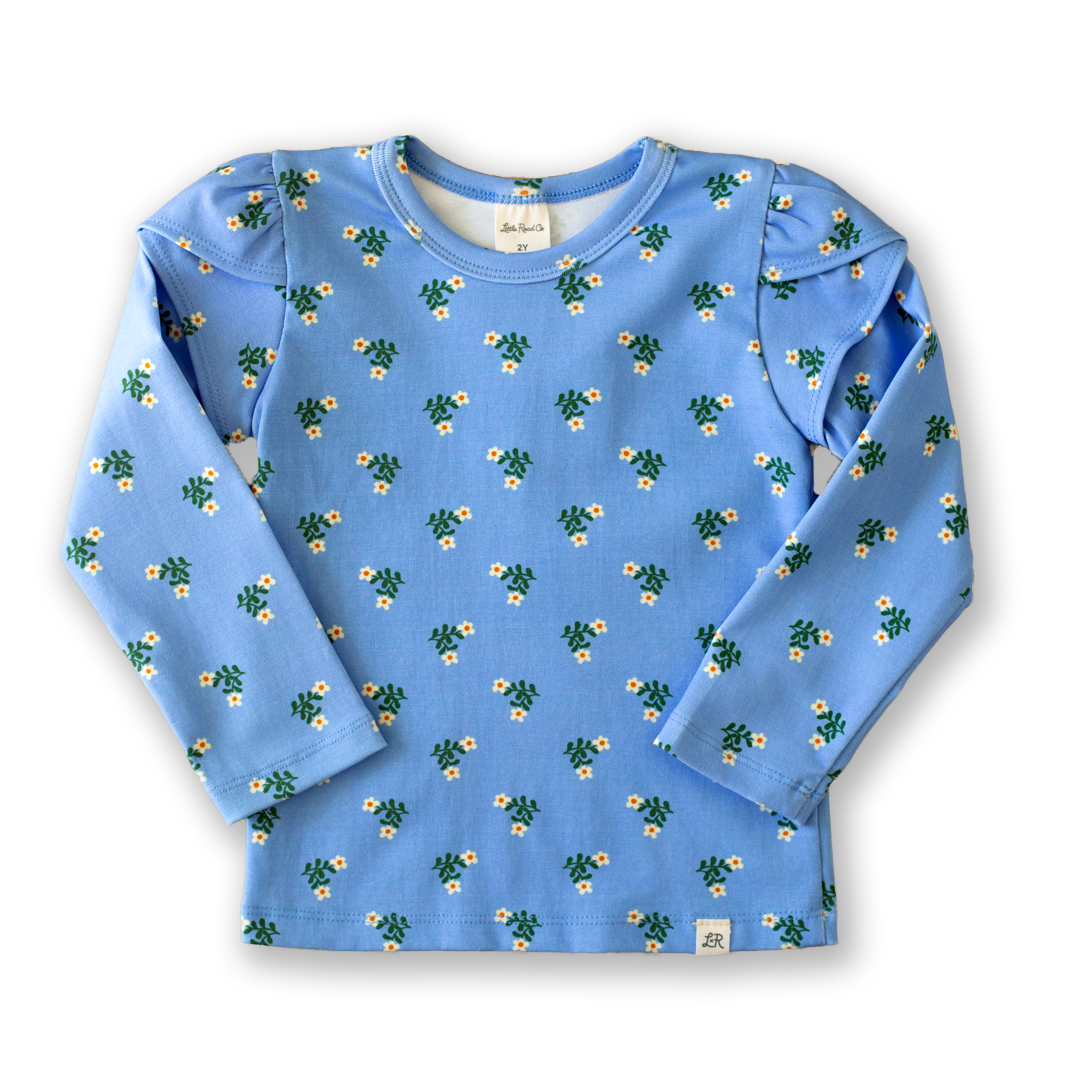 Skipper Flora Long Sleeve Petal Top