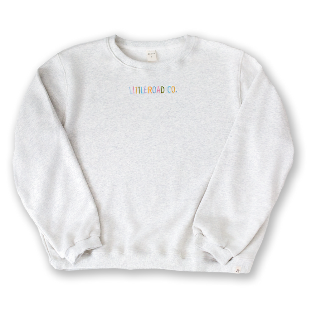 Little Road Co. Women's Drop Shoulder Crewneck