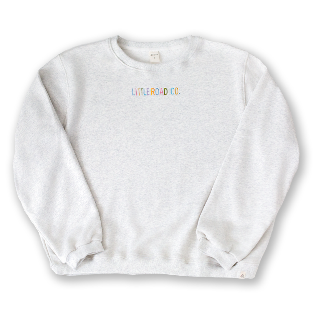 Little Road Co. Women's Drop Shoulder Crewneck