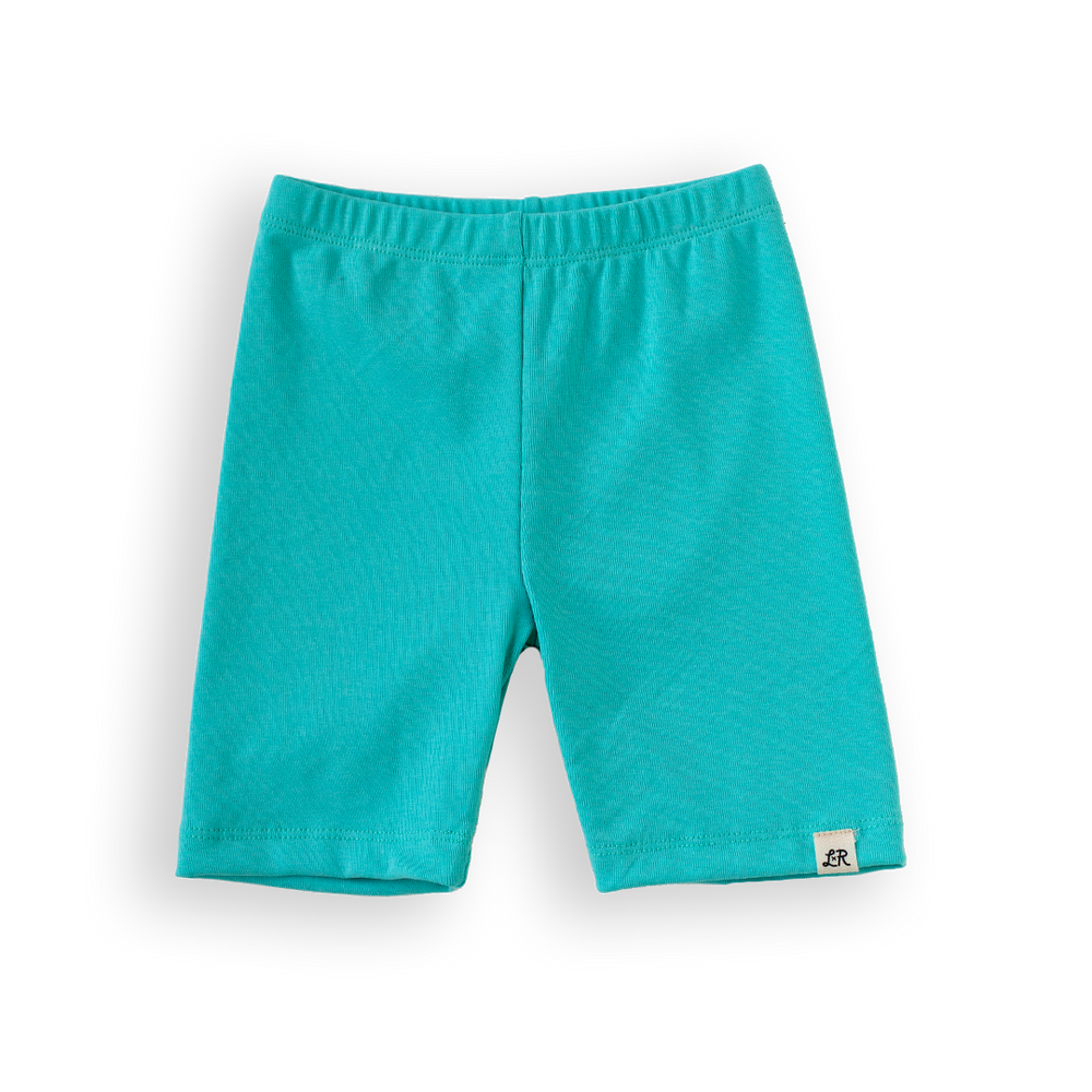 Aquamarine Biker Shorts