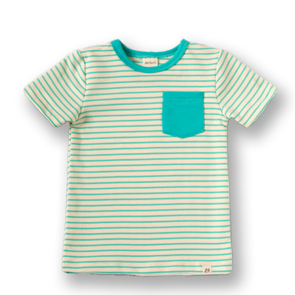 Bermuda Stripe Short Sleeve Pocket Shirt
