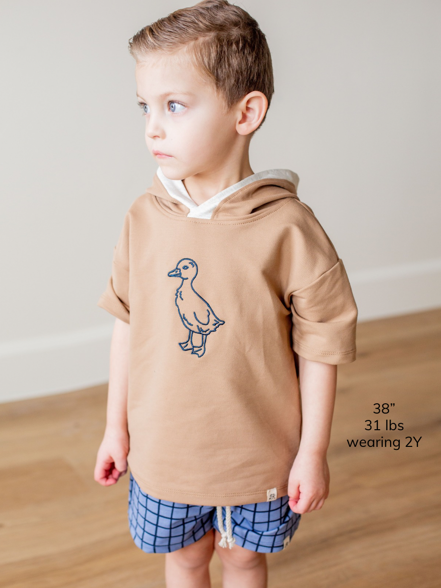 **PREORDER** Saddle Duck Short Sleeve Hoodie