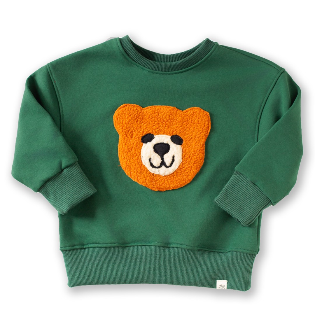 Clover Bear Patch Crewneck