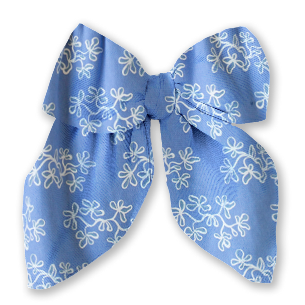 Bluebell Floral Oversized Bow