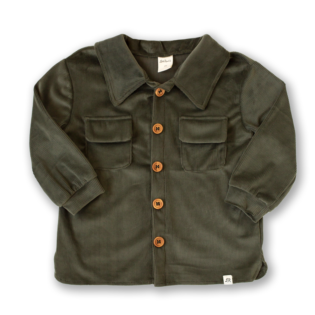 Basil Corduroy Button Jacket