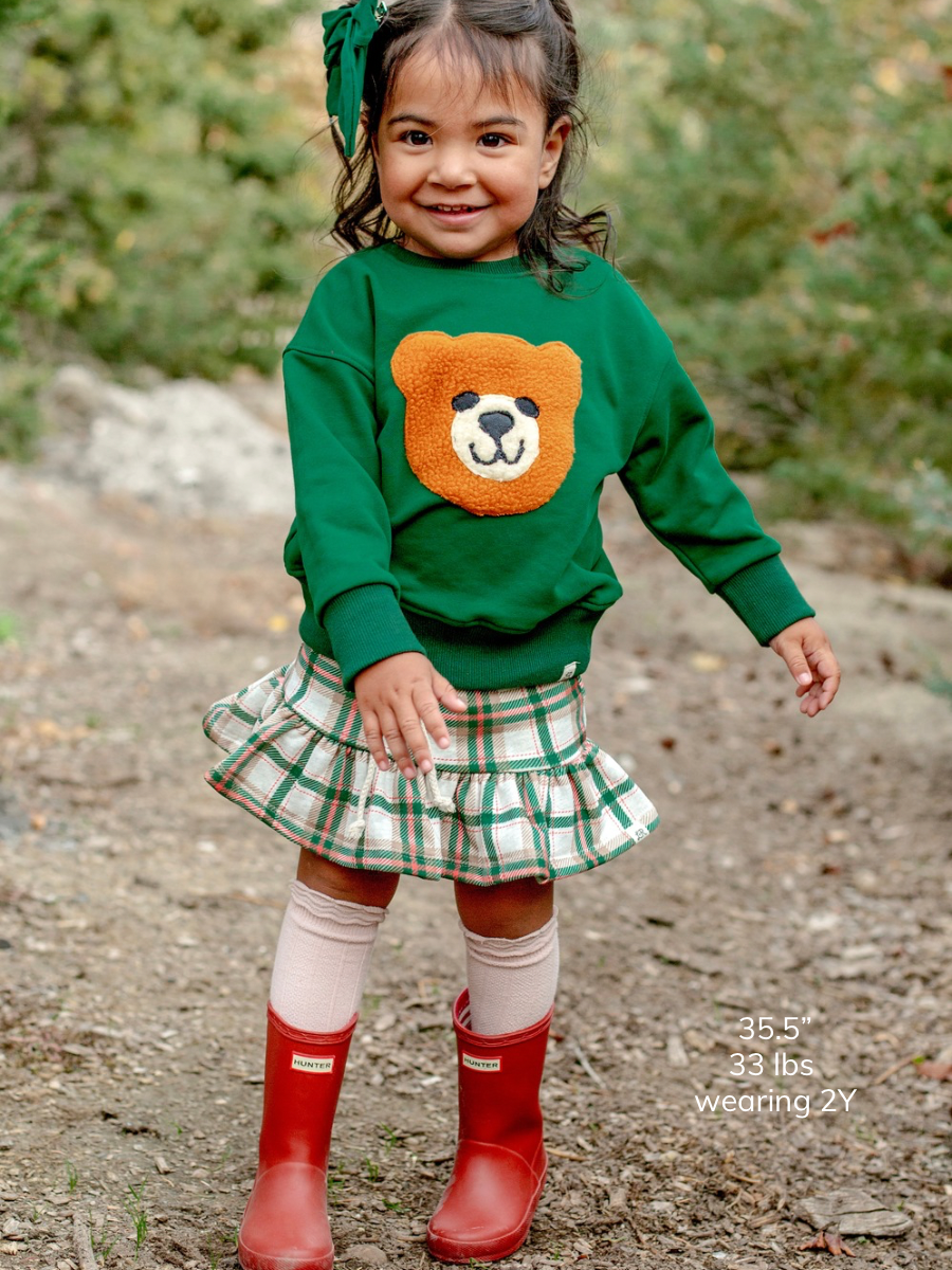 Clover Bear Patch Crewneck