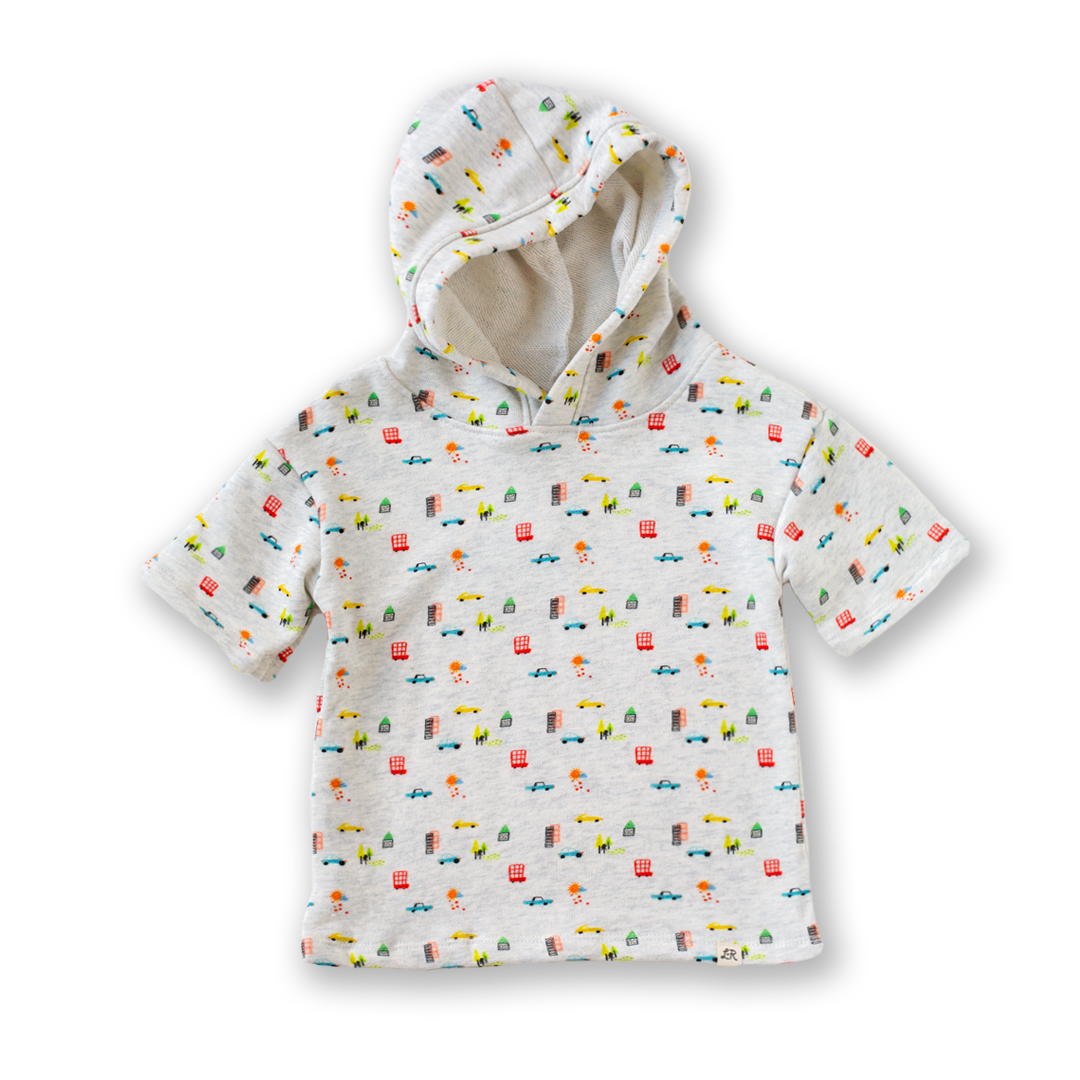 Car Short Sleeve Hoodie