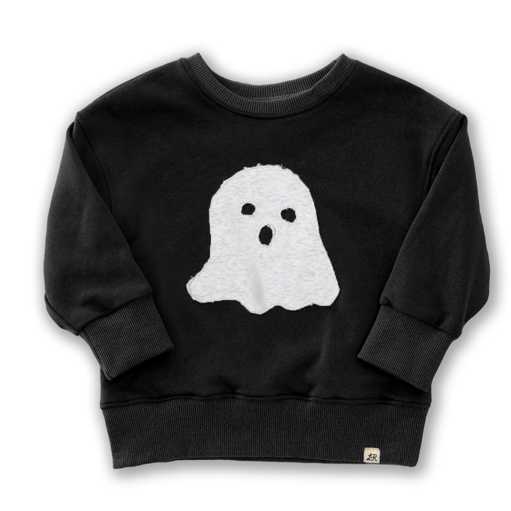 Raven Ghost Patch Crewneck