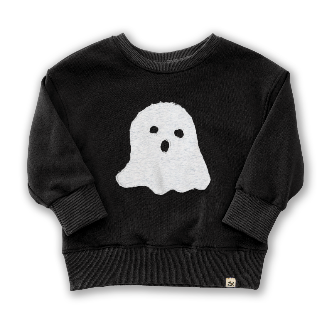 Raven Ghost Patch Crewneck