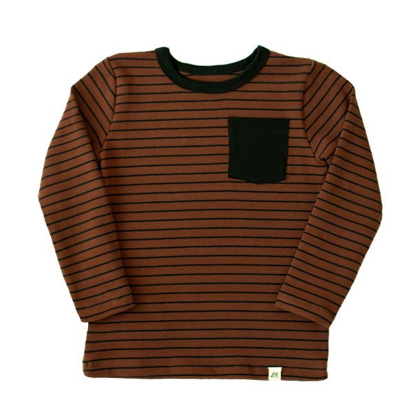 Cider Stripe Long Sleeve Pocket Shirt