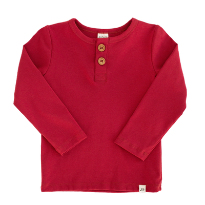 Cranberry Long Sleeve Button Shirt