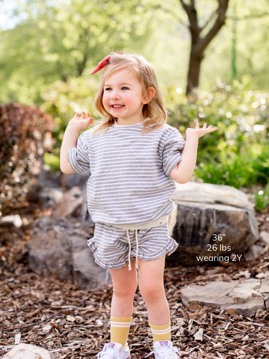 Stone Stripe Puddle Shorts