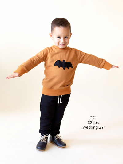 Pumpkin Spice Bat Patch Crewneck