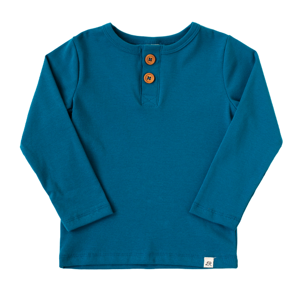 Deep Sapphire Long Sleeve Button Shirt
