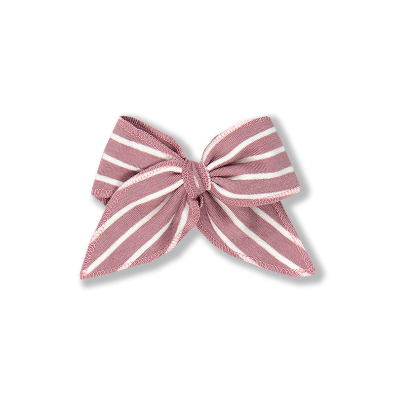 Shell Stripe Medium Bow