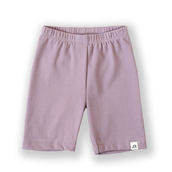 Dusty Lilac Biker Shorts