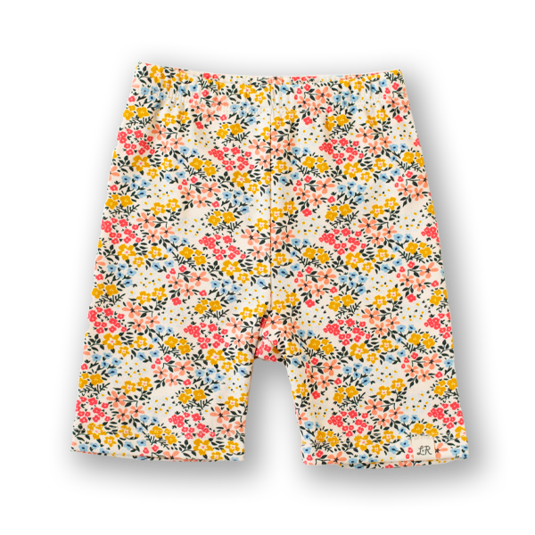 Bellflower Floral Biker Shorts