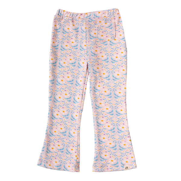 Sweetheart Floral Flare Pants