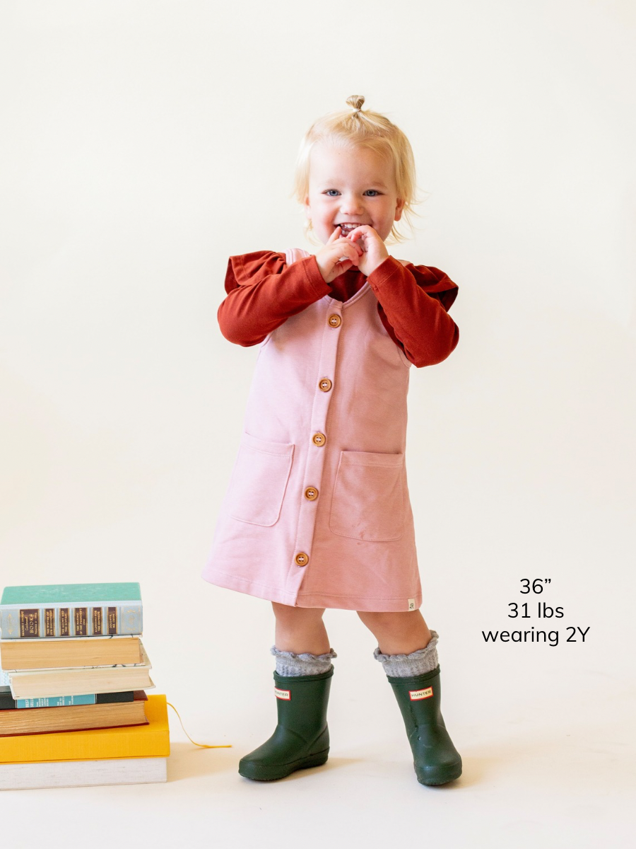 Tea Rose Pinafore