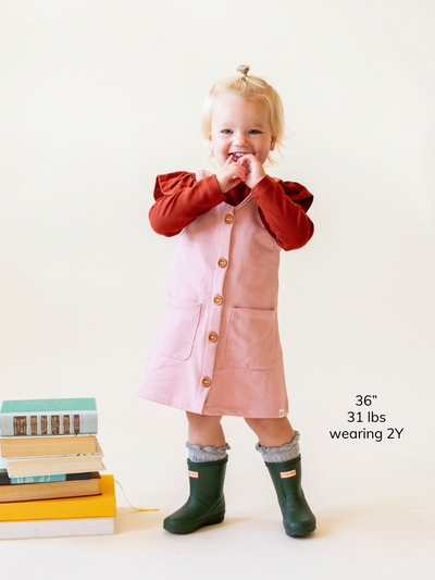 Tea Rose Pinafore