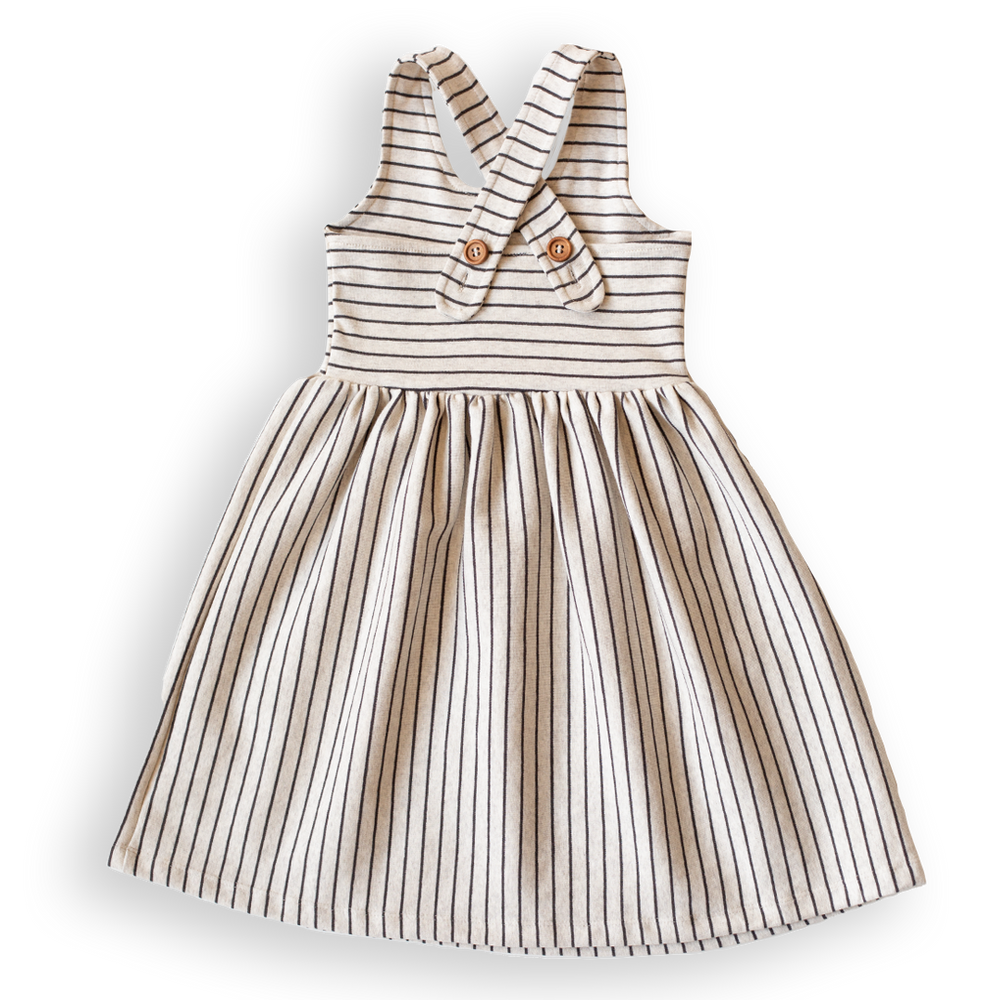 Elm Stripe Cross Back Dress