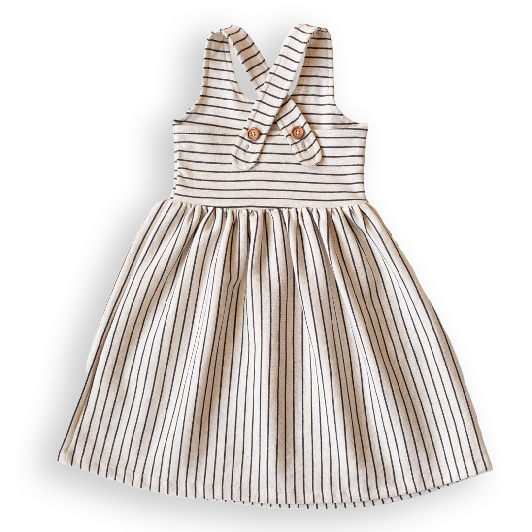 Elm Stripe Cross Back Dress