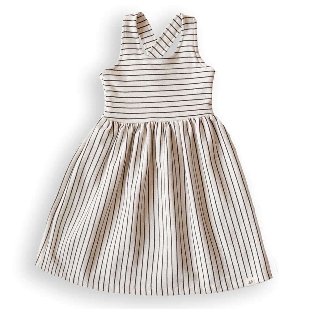 Elm Stripe Cross Back Dress