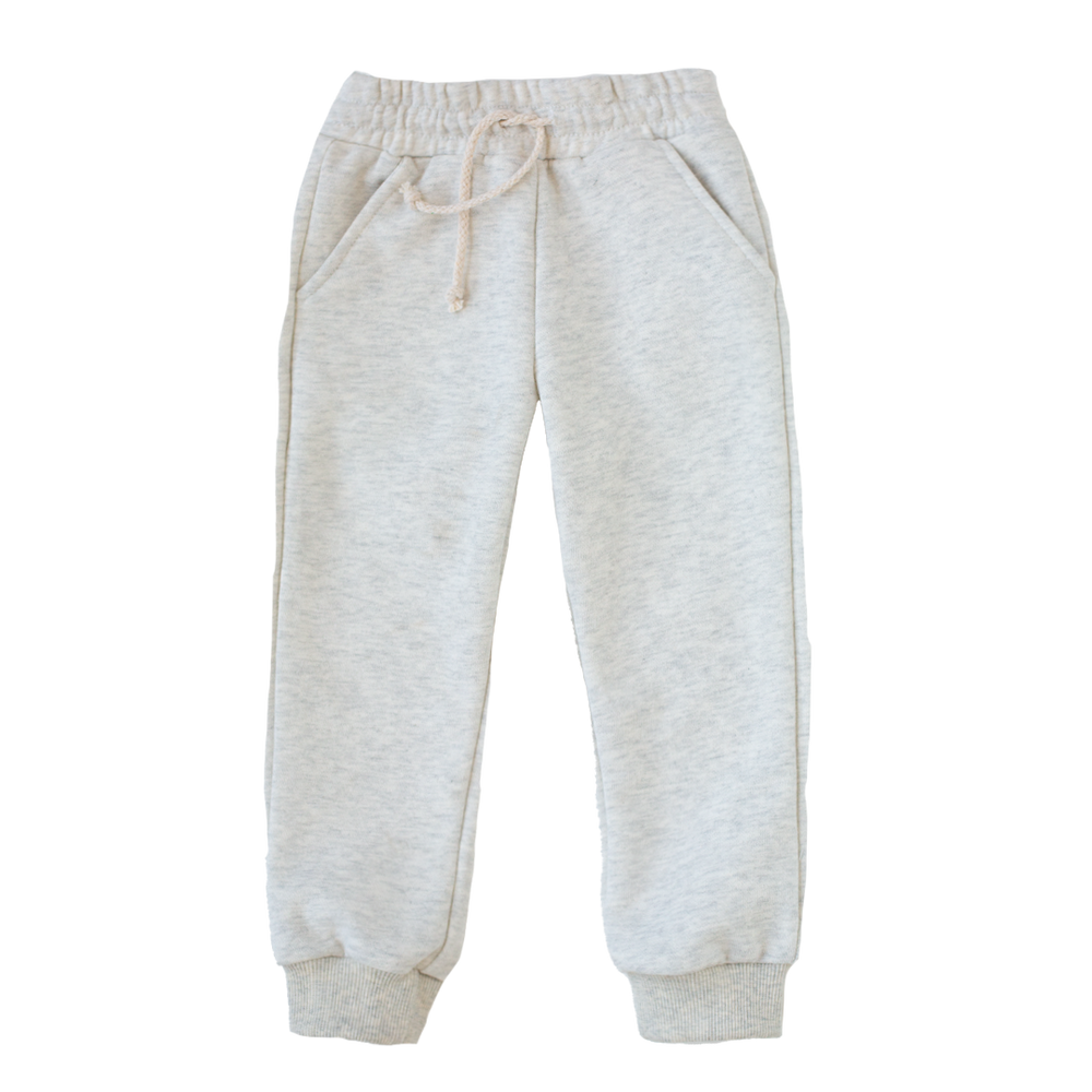 Heathered Cream Joggers