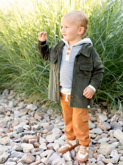 Basil Corduroy Button Jacket