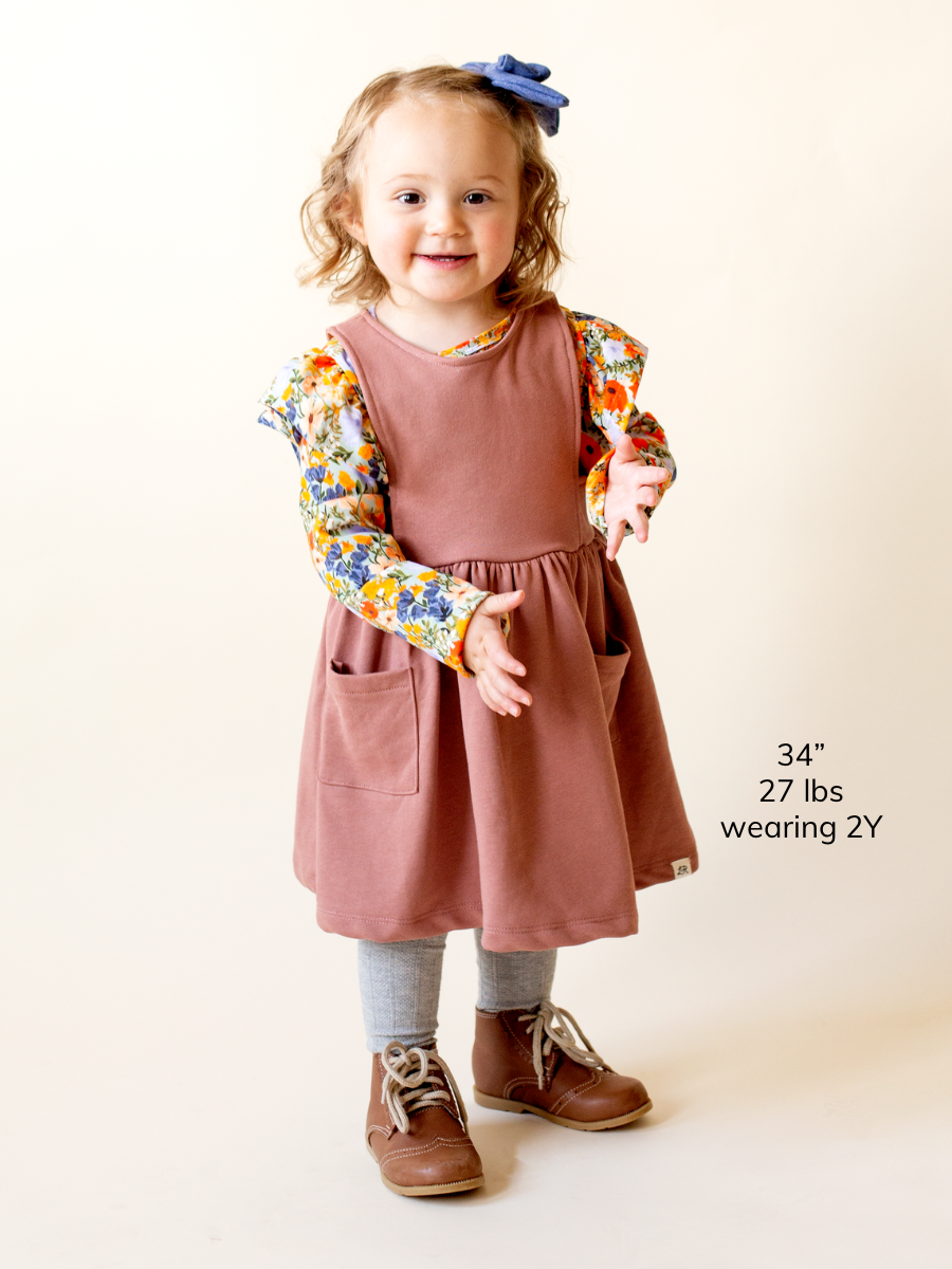 Hazelnut Apron Dress