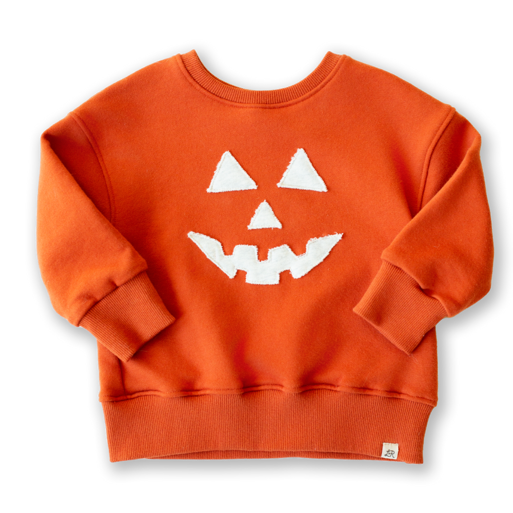 Monarch Jack-o’-Lantern Patch Crewneck