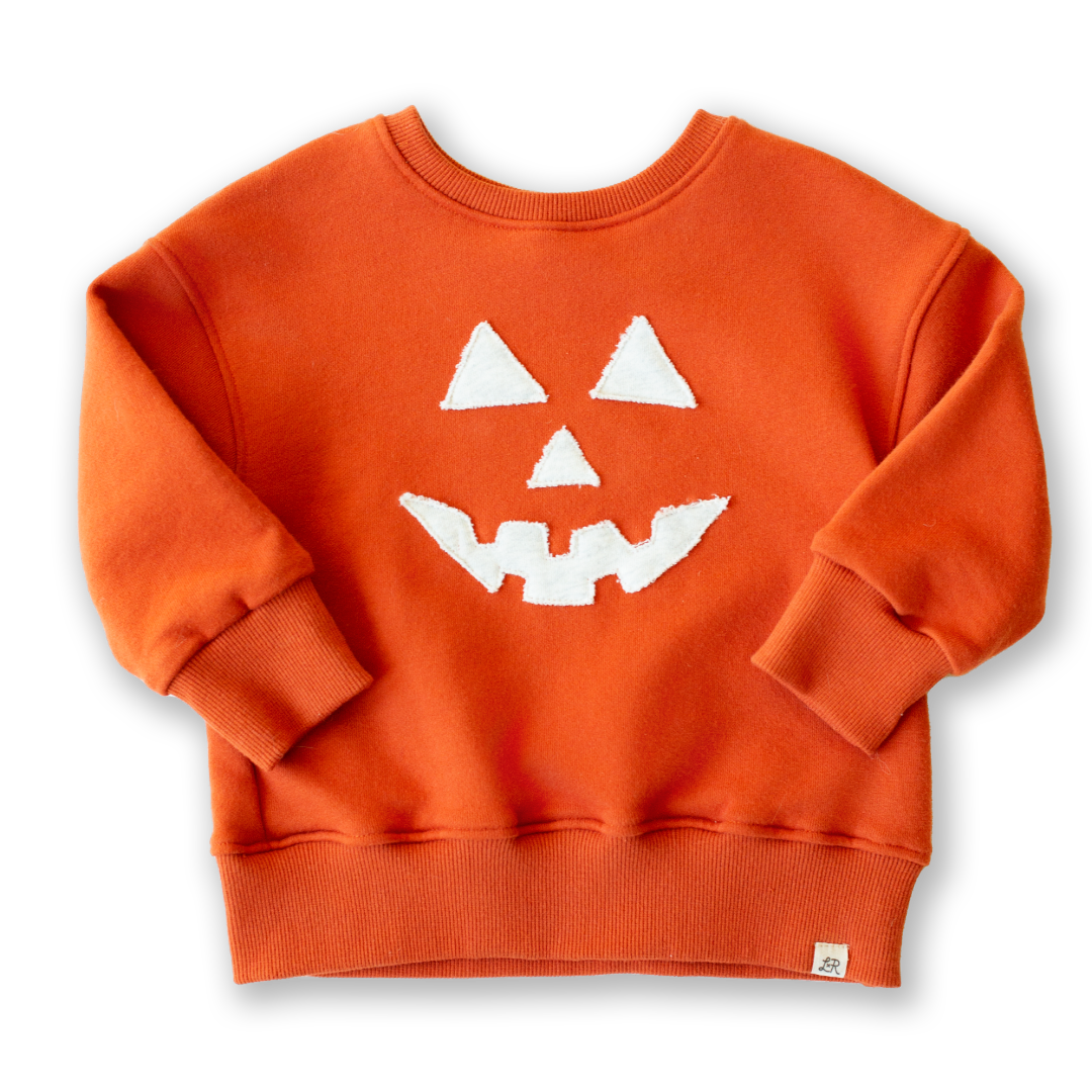 Monarch Jack-o’-Lantern Patch Crewneck