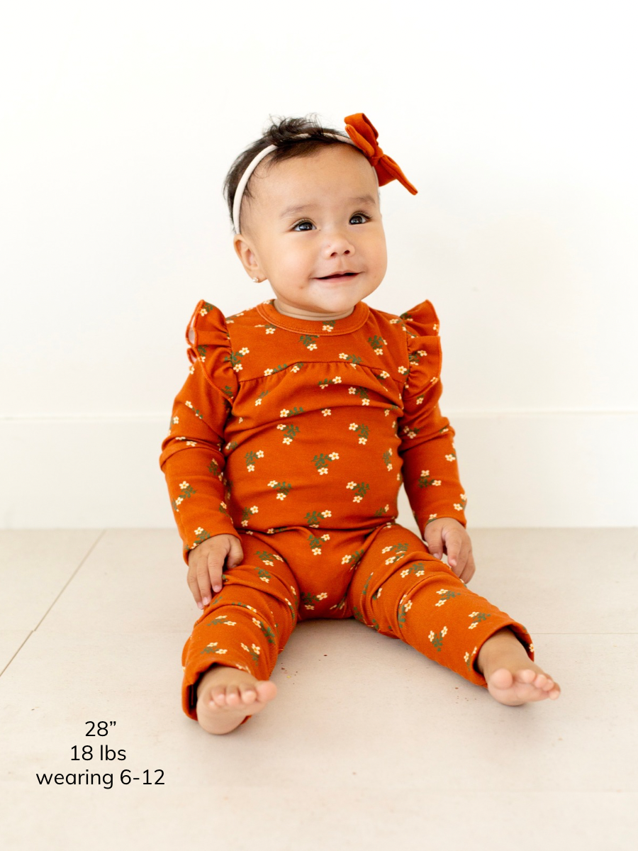 Monarch Flora Flutter Romper
