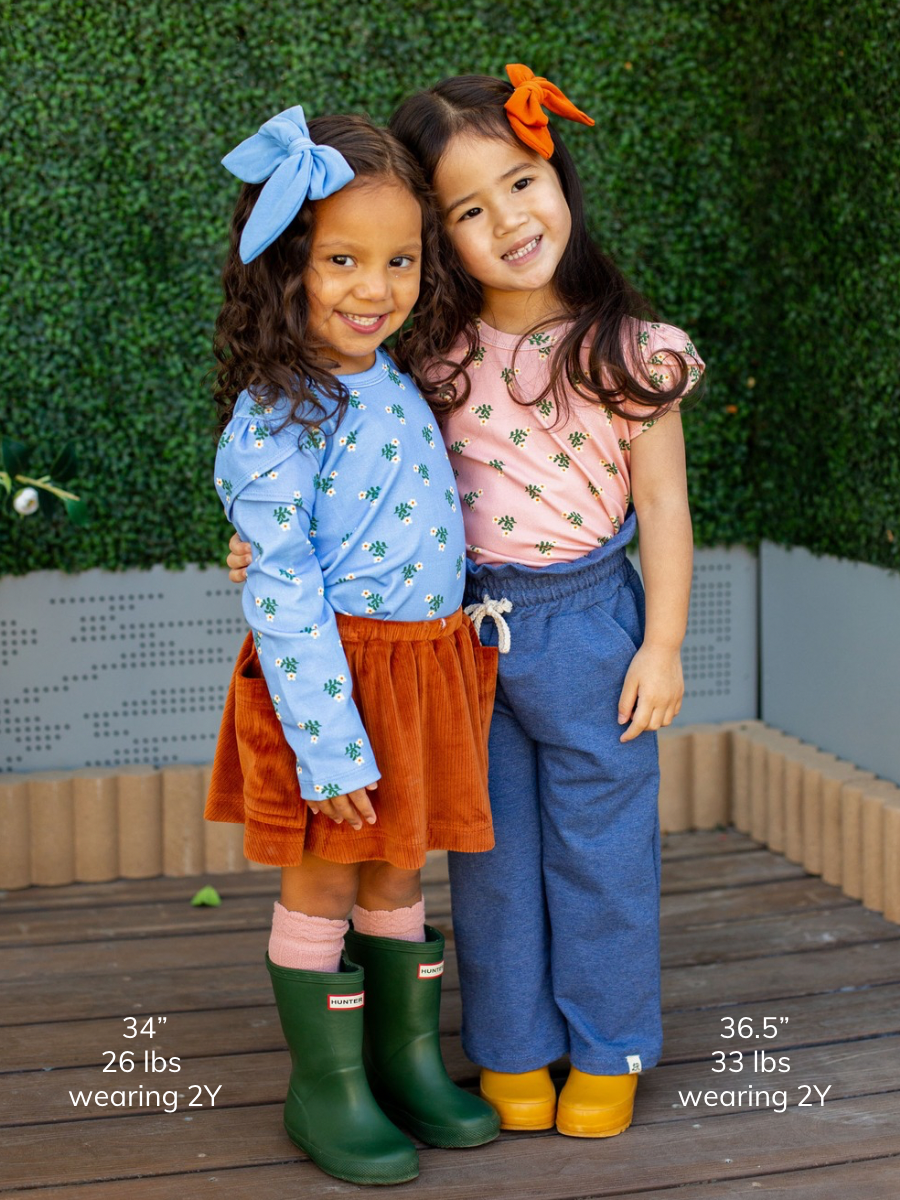 Skipper Flora Long Sleeve Petal Top