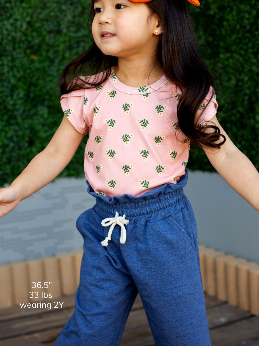 Prim Flora Petal Sleeve Top