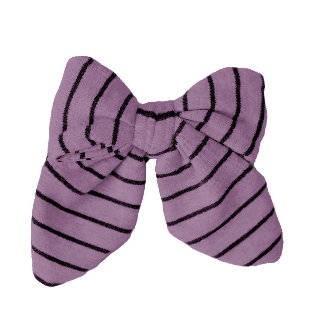 *Backorder* Orchid Stripe Bow