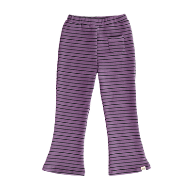 Orchid Stripe Flare Pants