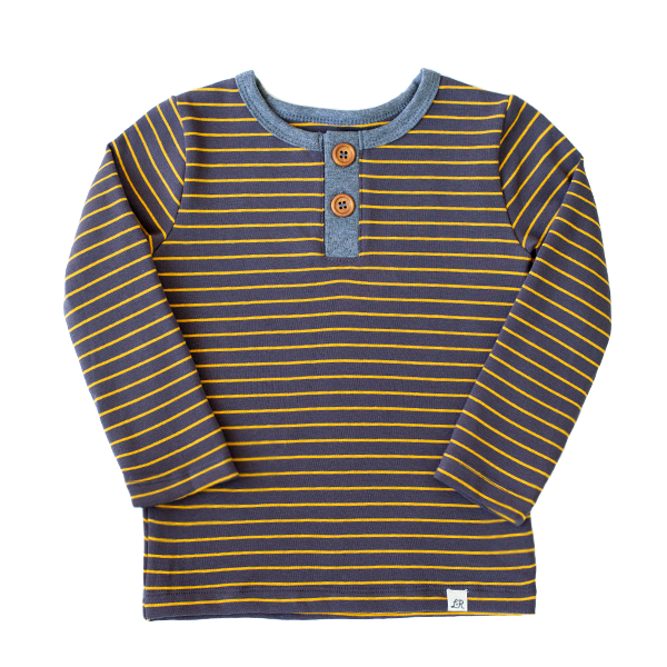 Pebble Stripe Long Sleeve Button Shirt