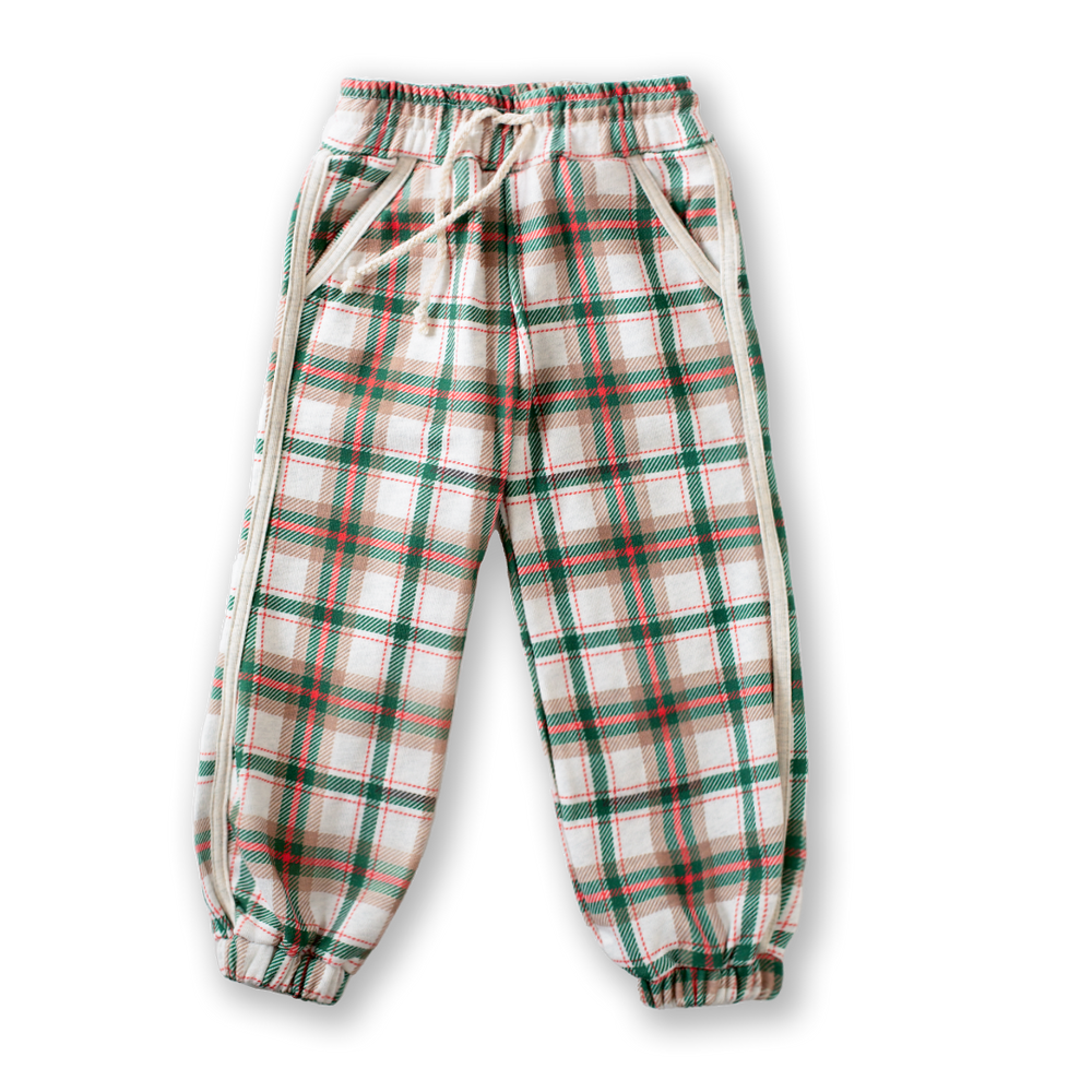 Holly Haven Plaid Balloon Joggers