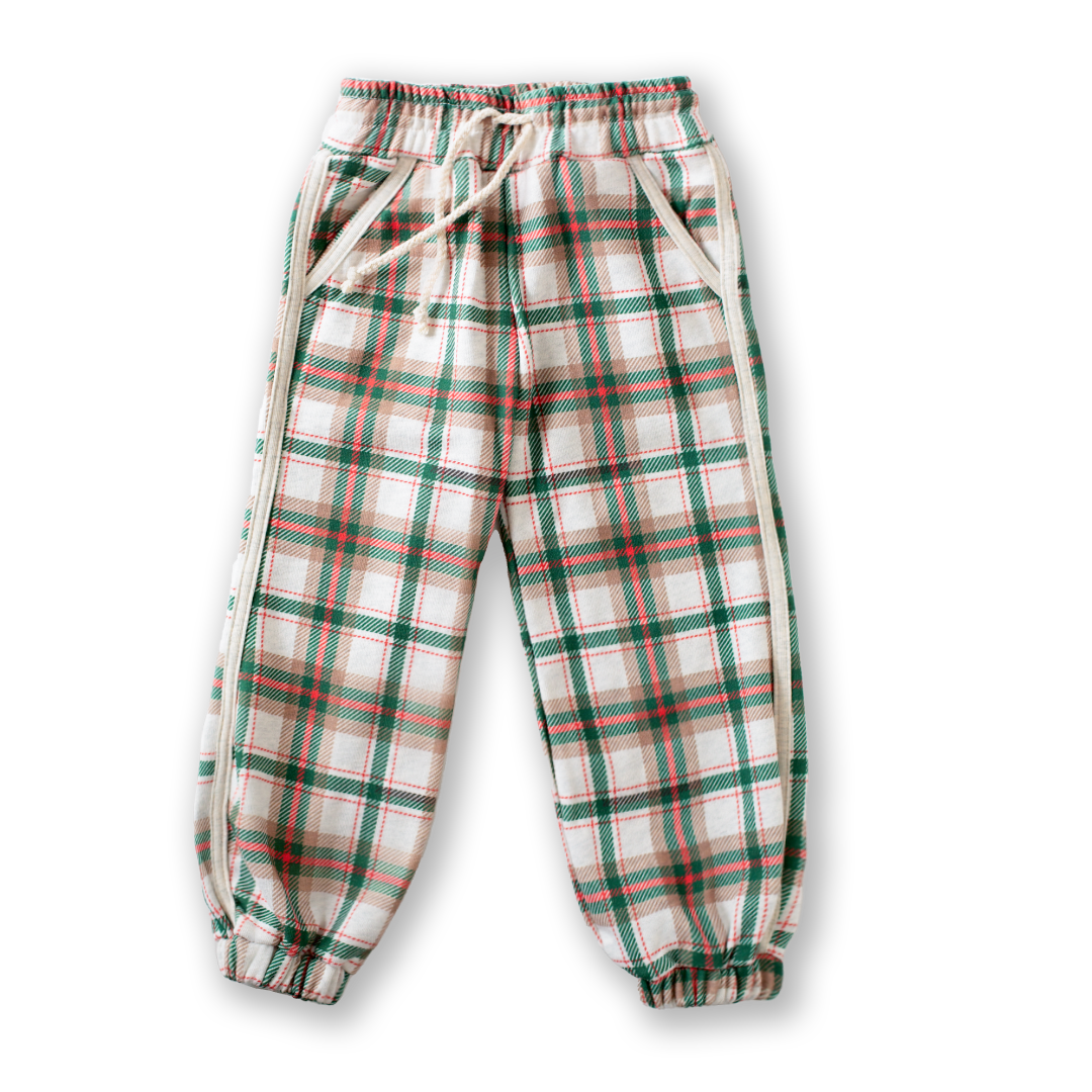 Holly Haven Plaid Balloon Joggers