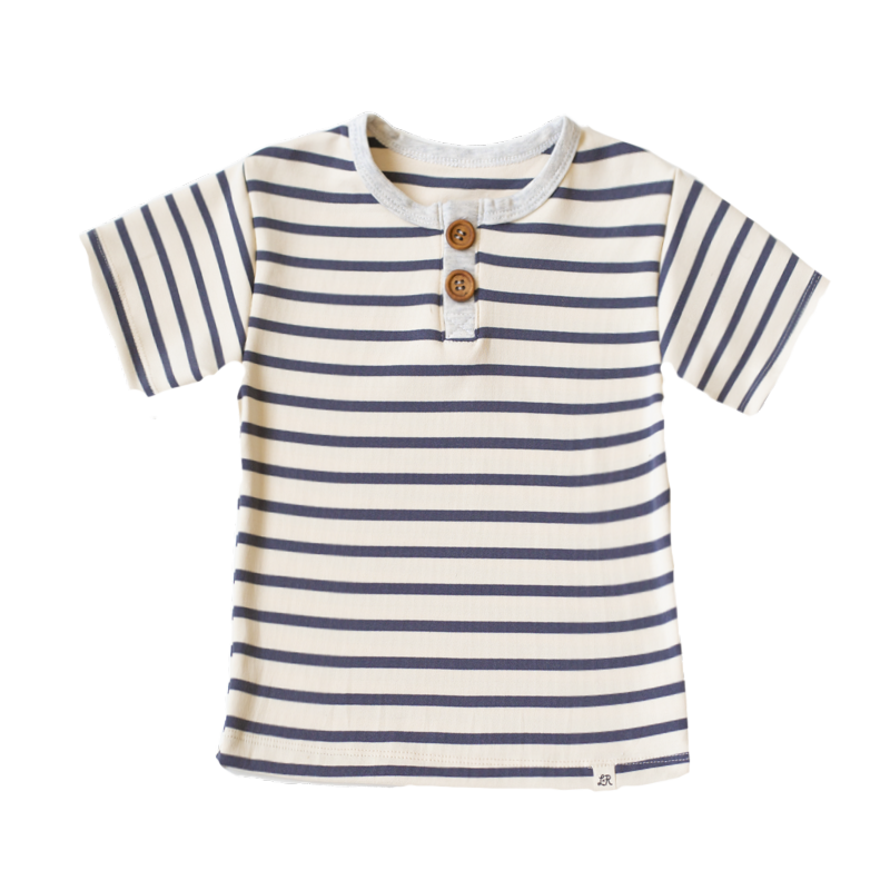 Port Stripe Short Sleeve Button Shirt