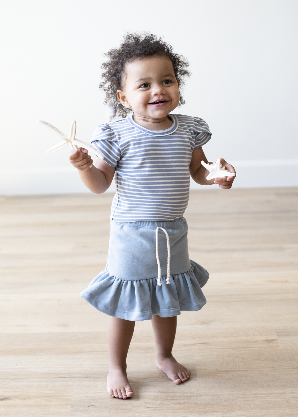 Carolina Blue Tea Skort